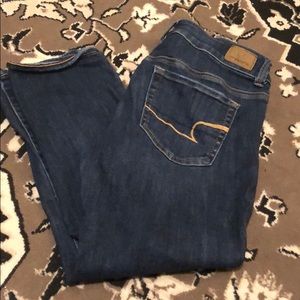 American Eagle Artist Crop Jeans